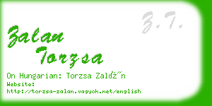 zalan torzsa business card